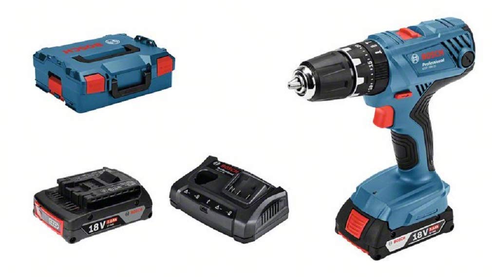 GSB 18 V-21 (2X 2.0 Ah, GAL 18V-40, L-Boxx)