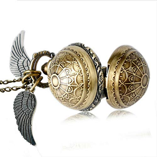Steampunk Pendant Watch Winged Ball Necklace Timepiece in Velvet Gift Bag (02 Bronze Filligree) steampunk buy now online Steampunk Pendant Watch Winged Ball Necklace Timepiece in Velvet Gift Bag (02 Bronze Filligree) steampunk buy now online