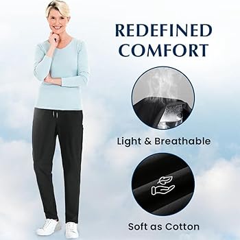 【送料&関税込】Autry Stretch Nylon Jogging Pants - Unisex Athletic Works Women's Stretch Cotton Blend Jogger Pants
