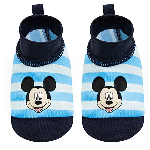 Disney Mickey Mouse Sunny Fun Swim Hat and Booties Set 0-12 Months Blue2