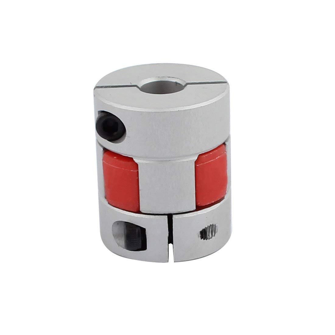 XJTOP 8mm to 10mm Shaft Coupling 30mm Length 25mm Diameter Motor Coupler Aluminum Alloy Joint Connector for DIY Encoder