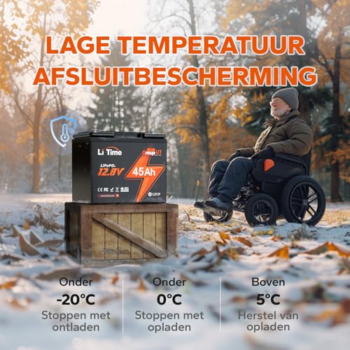 Litime Li-Ion Batterij met Lage Temperatuur Bescherming, Deep Cycle Li-Ion Batterij met 50A BMS, 4000 + Cycli voor Trolling Motors, Jachten, Boten, Schepen, Vissen Detectoren - Afbeelding 5