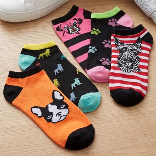 Image of Tipi Toe Women's 20 Pack Colorful Low Cut Socks - Lightweight, Breathable Design for All-Day Comfort Sizes 9-11 /10-13