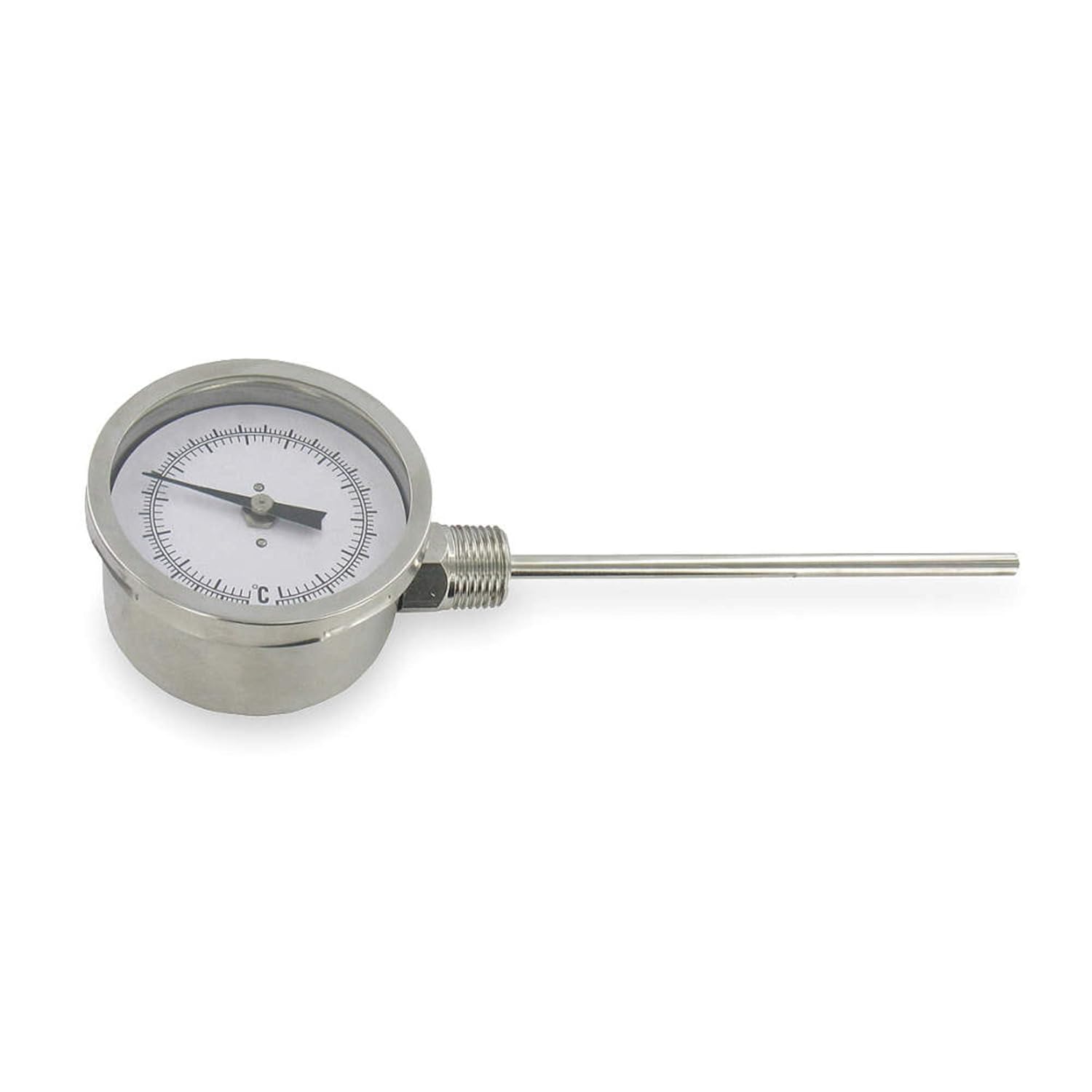 Dwyer Instruments - BTLR340101 - Bimetal Thermom, 3 In Dial, 0 to 200F