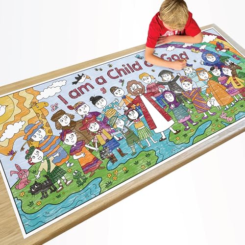 KangaToys Large Coloring Poster Ages 4 and Up I Am
