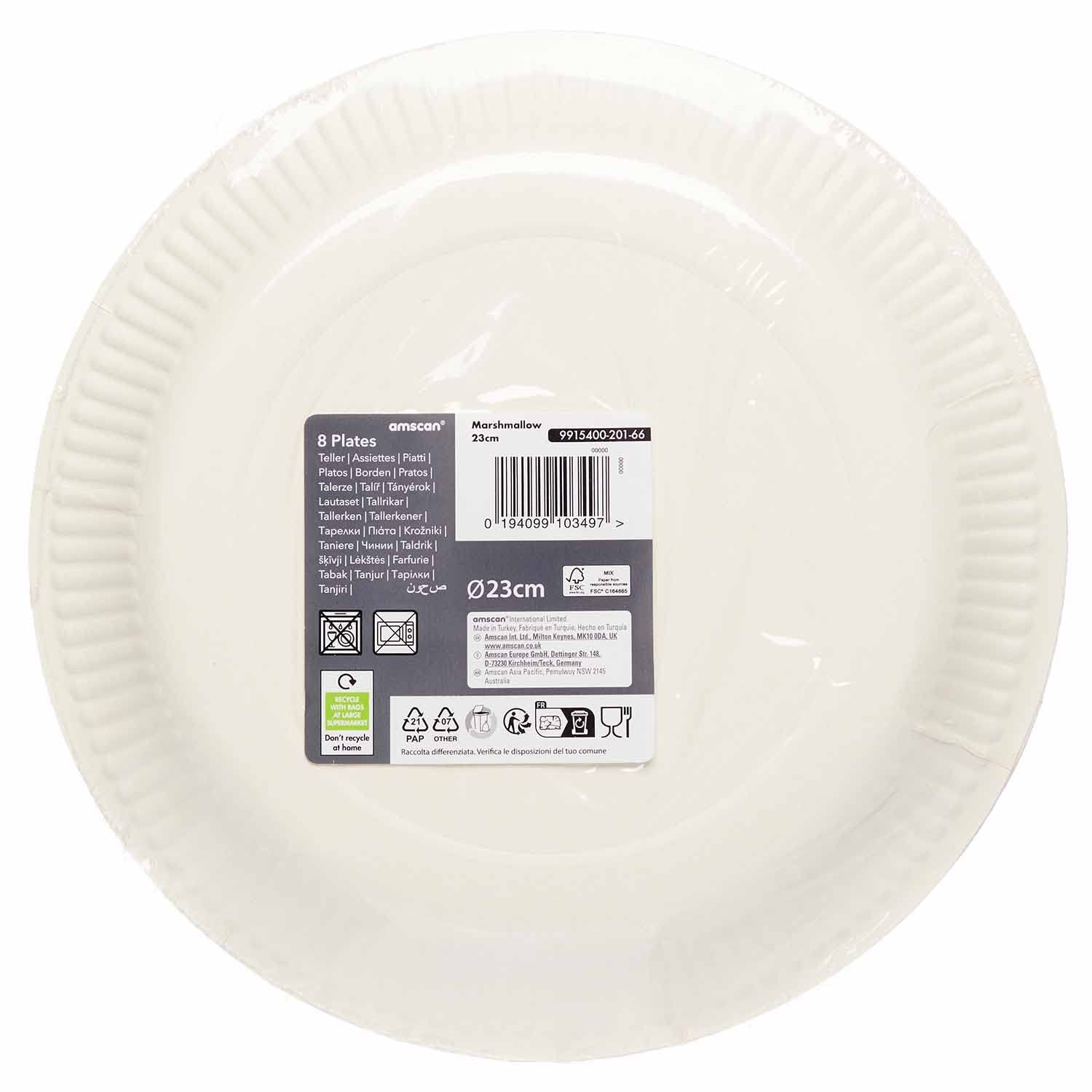 Fiesta Paper Plates 9" (8 PACK