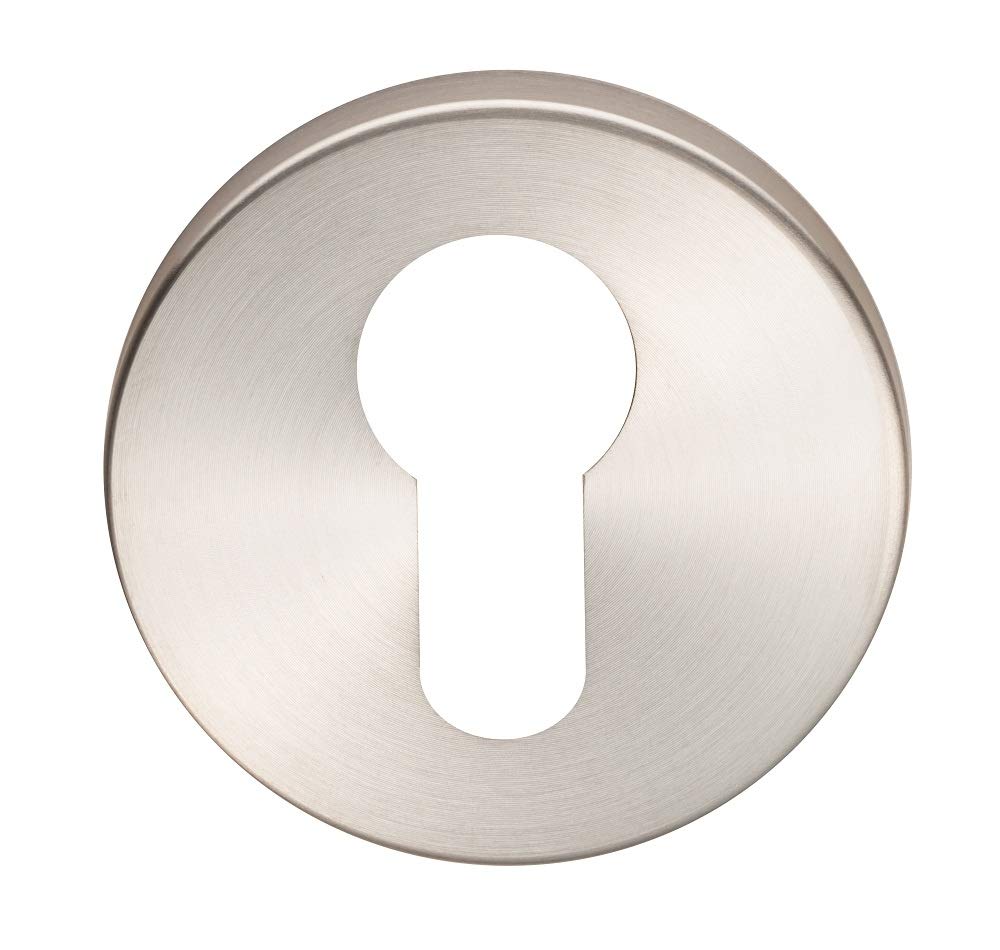 STEELWORX EURO PROFILE ESCUTCHEON ON CONCEALED FIX ROUND ROSE