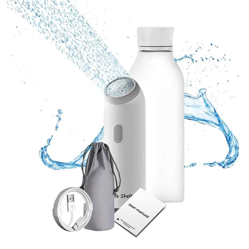 Dravina 350ml Portable Electric Bidet, Travel-Friendly Handheld Jet Spray for Toilet with 4 Flushing Modes, IPX7 Waterproof Rechargeable Travel Bidet for Family Hygiene & Cleaning, Includes Storage Bag (B0DBLZ3FQN) Amazon Price History, Amazon Price Tracker