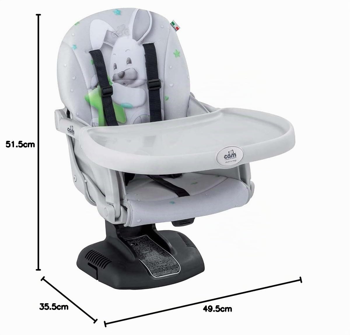 CAM Il Mondo del Bambino - art.S334/242 - Rialzo da sedia Idea - CONIGLIO