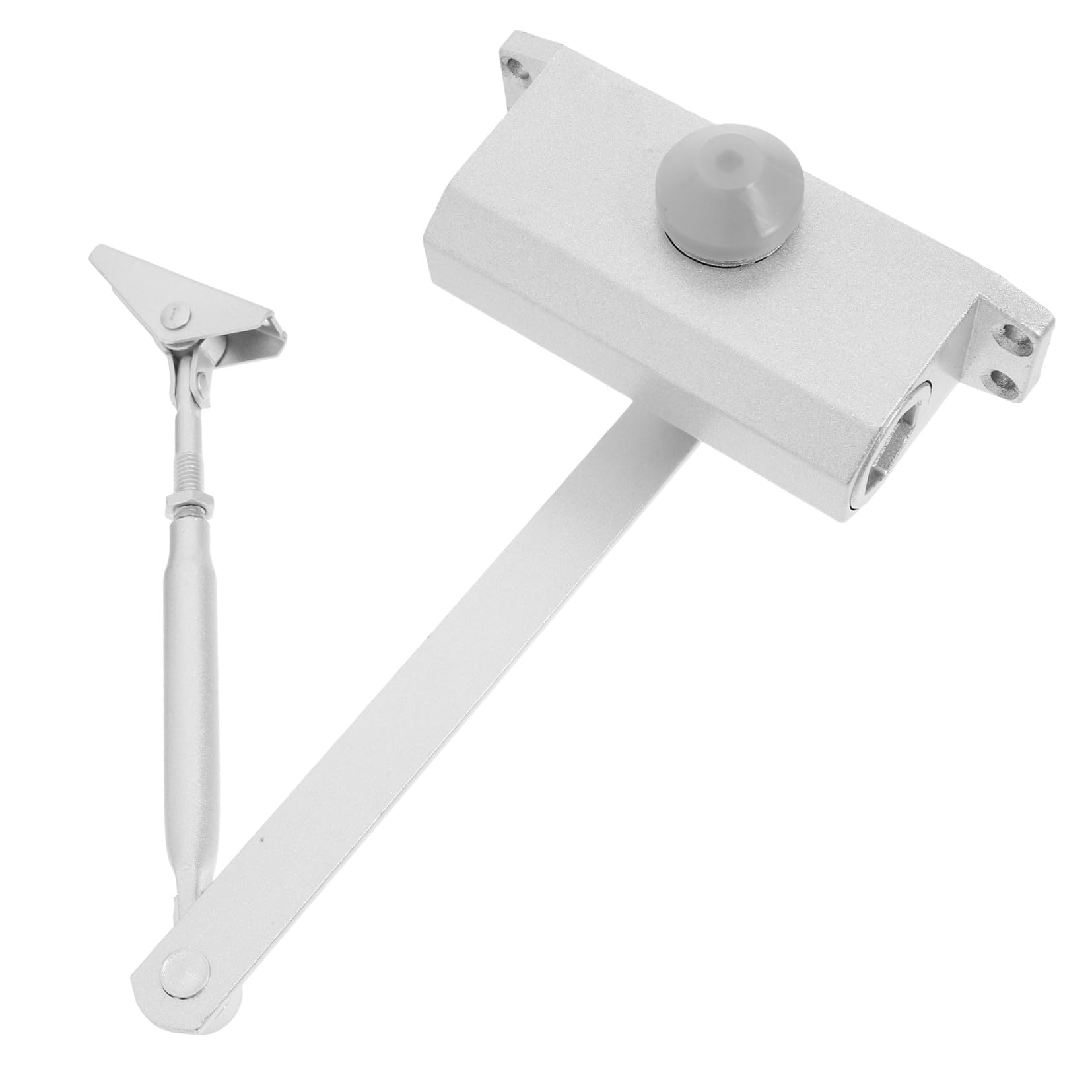 Holibanna ferme-porte hydraulique Fermeurs de porte pour la maison plus proche Tampon inoxydable printemps fermer ferme-porte à charnière à ressort ferme-porte dissimulé Silver