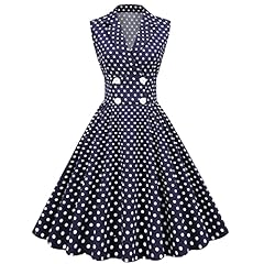 Navy Blue-polka