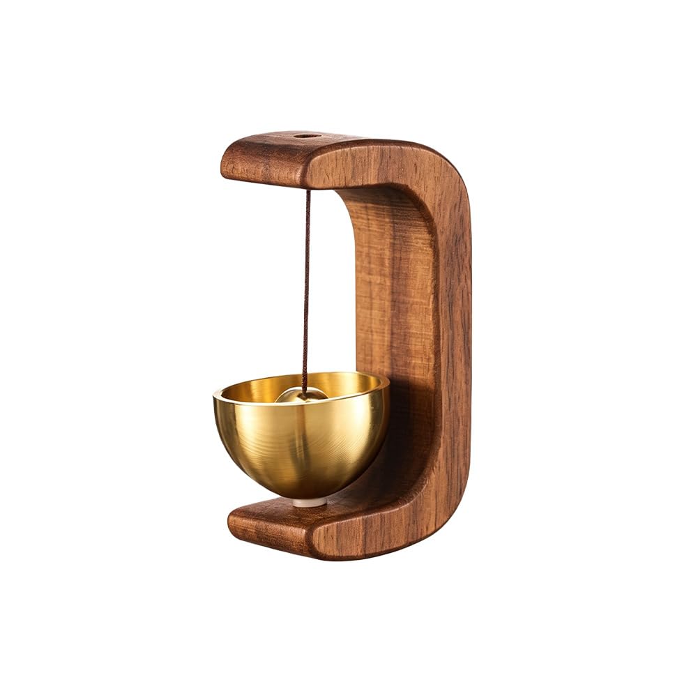Magnetic Wood Entry Bell Door Chime Alert Welcome Reminder Ring(Style B)