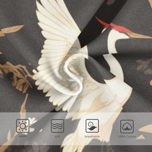 KLL Floral Motives and Cranes Cartoon Toddler Boy Soft Training Underwear Breathable Undies3