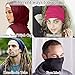 Messen 12 Pieces Under Scarf Hijab Cap Under Caps for Turban Head Wraps Scarf Solid Color Hijab Tube Unisex Stretch Dreadlocks Tube Neck Cover
