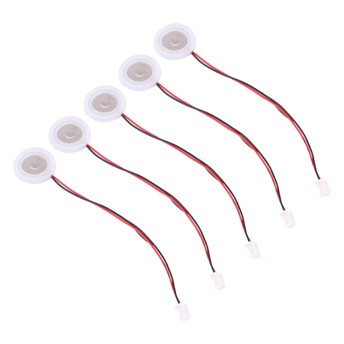 Balacoo 5pcs oul diffuser mist maker diffuser 16mm ceramic disc atomizing transducer ceramics discs battery powered fog machine Air Humidifier Atomizing Head fog mister mini white LED