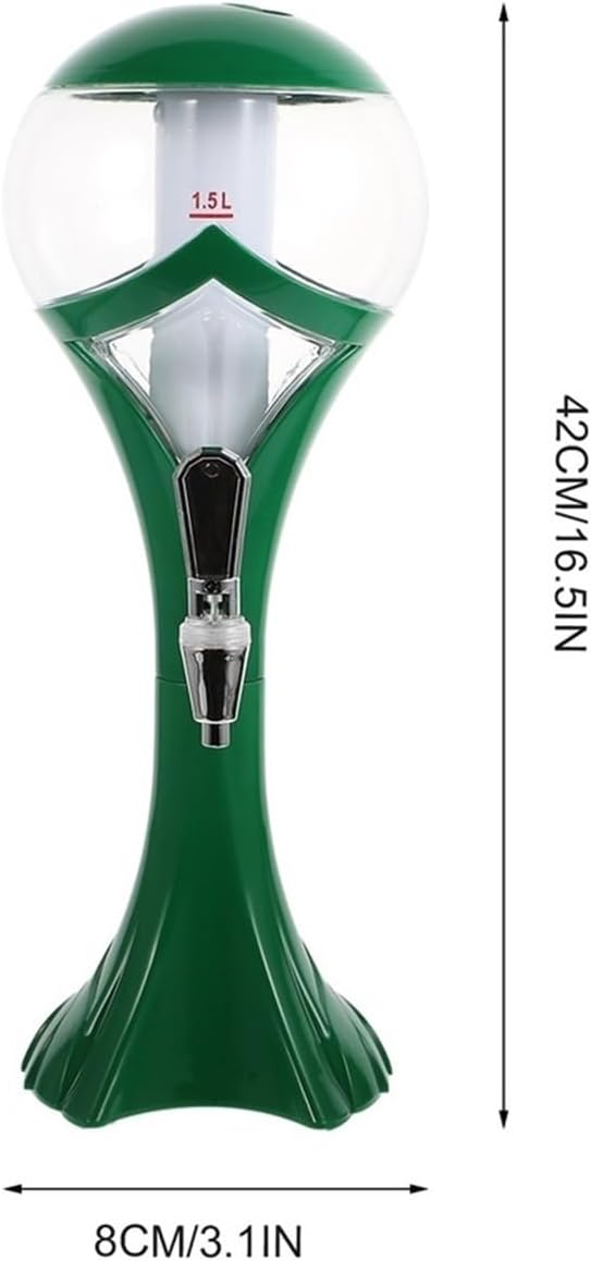 Beer Tower Barrel TowerCreative Commercial Wine Column 1.5L Beer Cannon Bubble Juice Dispenser Oil Barrel Beer Wine Dispenser Party Tower Beverage Dispenser