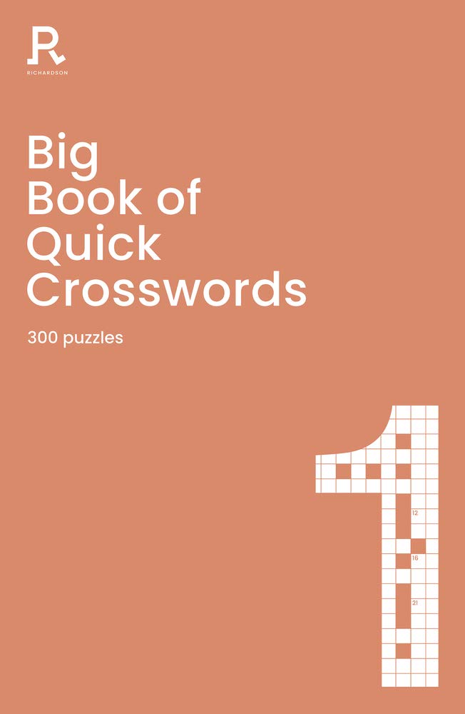 Big Book of Quick Crosswords Book 1: a bumper crossword book for adults containing 300 puzzles Paperback – Big Book, 3 September 2020