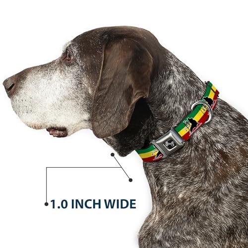 Collier pour chien large Buckle Down Dc-w31261-l en nylon résistant avec boucle - 7