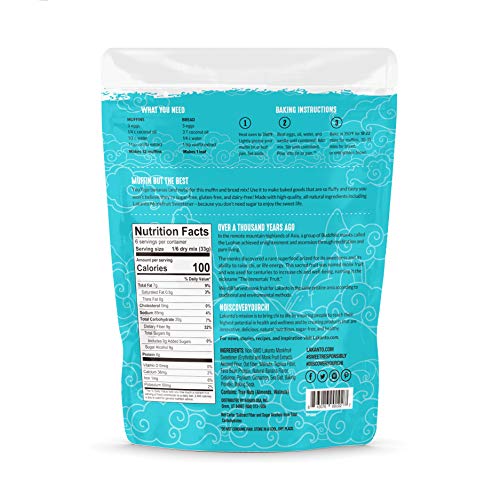 Lakanto Sugar Free Banana Nut Muffin And Bread Mix - Sweetened With Monk Fruit Sweetener, 2G Net Carbs, Gluten Free, Naturally Flavored, Keto Diet Friendly, Dairy Free (12 Muffins) #TOP1