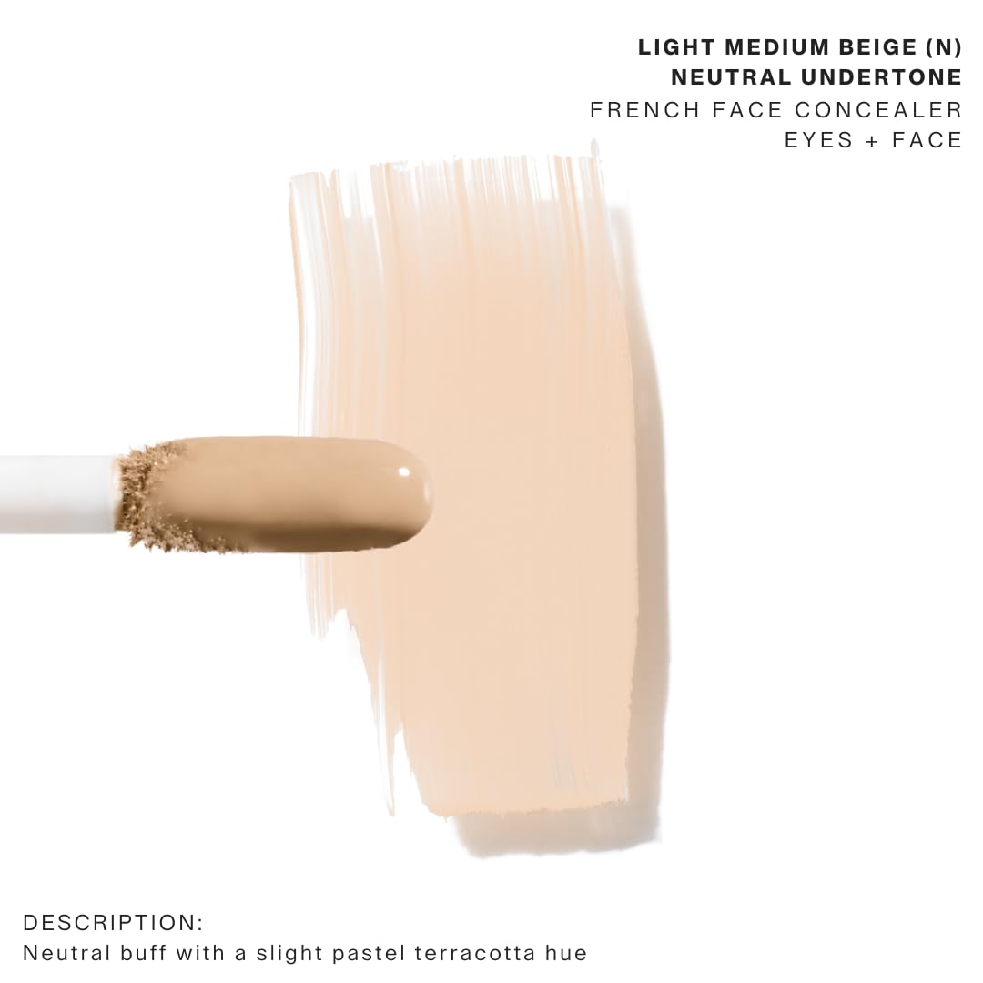 Maxine's Revenge FRENCH FACE CONCEALER | Hydrating & Blurring for Eyes + Face (Light Med Beige)