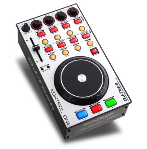 DJ TECH KONTROL ONE - Controlador de DJ (USB, con interfaz de audio)