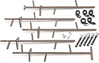 Guide Gear 20' Rapid Climbing Sticks for Tree Stands - 4-Pack Hunting Ladder, 300lb Capacity, Lightweight Steel