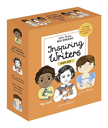 Image of Little People, BIG DREAMS: Inspiring Writers: 3 books from the best-selling series! Maya Angelou - Anne Frank - Jane Austen