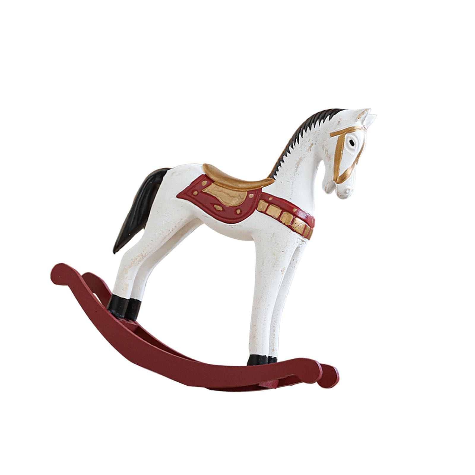 猫のロッキングホースフィギュア クリスマス 猫のロッキングホースフィギュア クリスマス ブルーベースジュエル