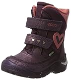 snowrider schneefräse Echtes Leder ECCO Baby Mädchen Snowride Klassische Stiefel, Violett (Night Shade-Barolo/Mauve/Rosato), 28 EU
