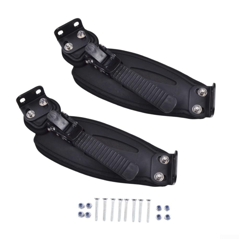 Sangle de pied réglable à vis pour skateboards électriques, longboards et modèles tout-terrain (bleu)