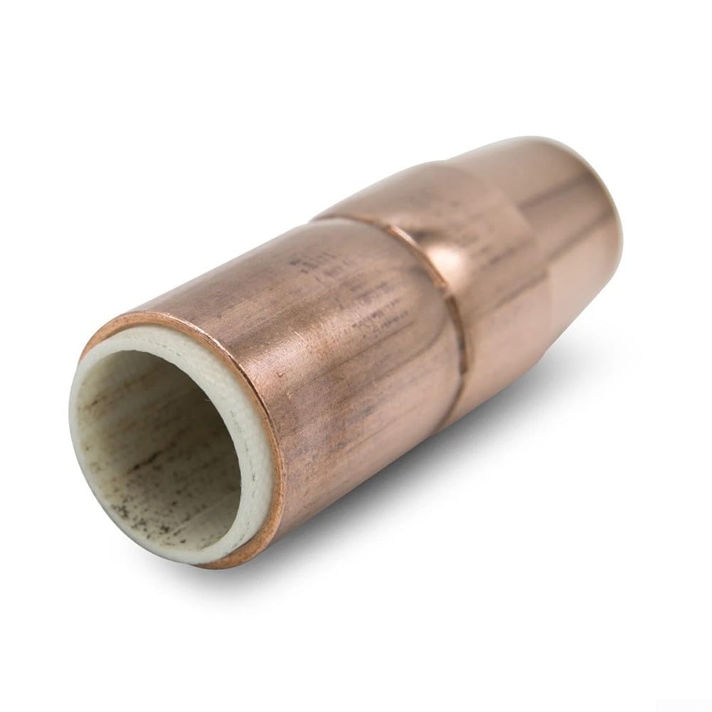 2 ugelli per saldatura MIG in rame per Miller N-A5800C, AccuLock S e D-MA250, 5/8" Orifice, 7,1 cm di lunghezza