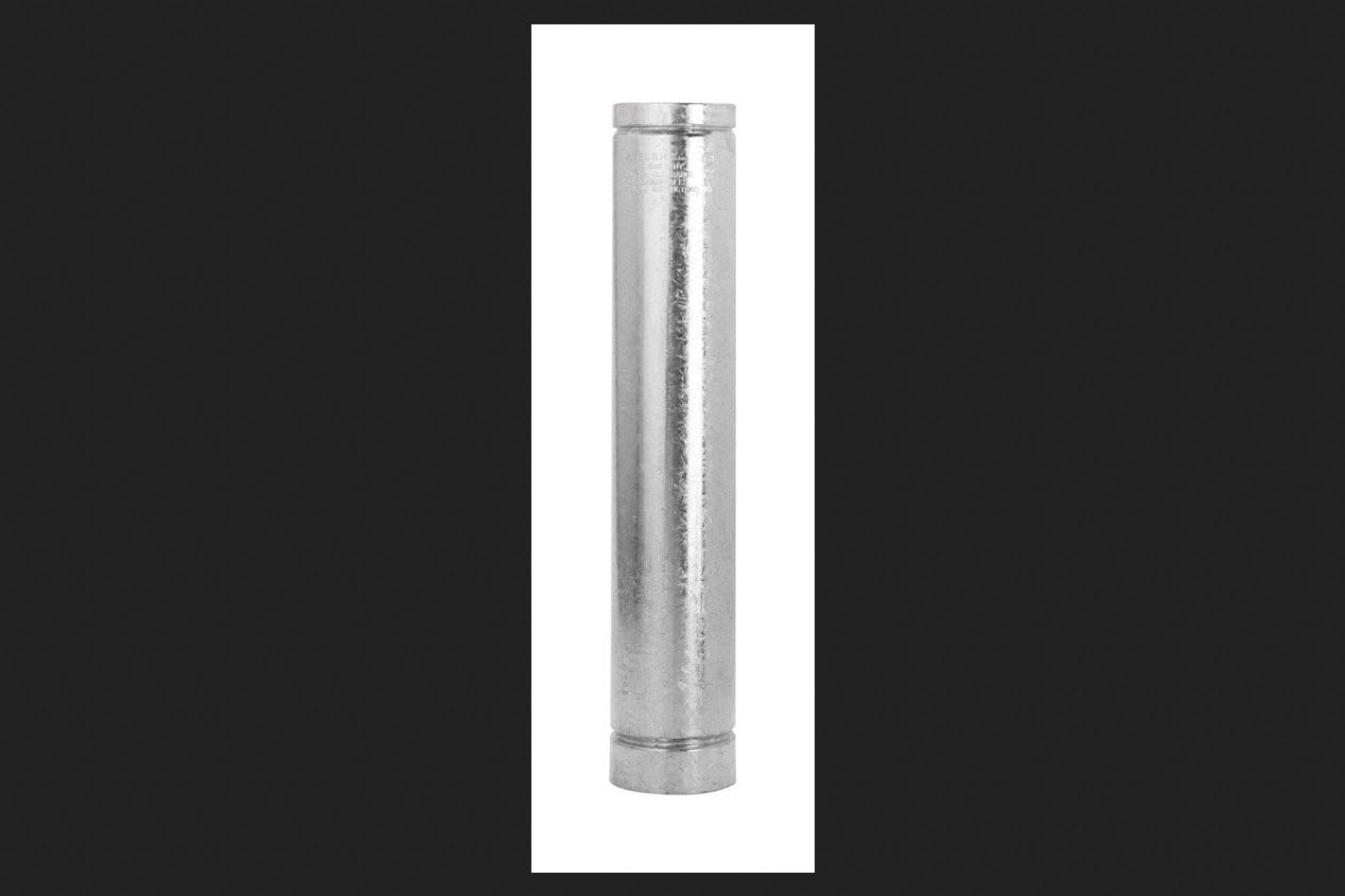 Selkirk 3 in. Dia. x 24 in. L Aluminum Round Gas Vent Pipe