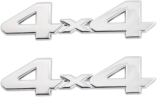 Miniatura 9 de UpAuto Placa de identificación de metal 3D para puerta trasera trasera 2005-2018 camionesSUVPickup (rojo)