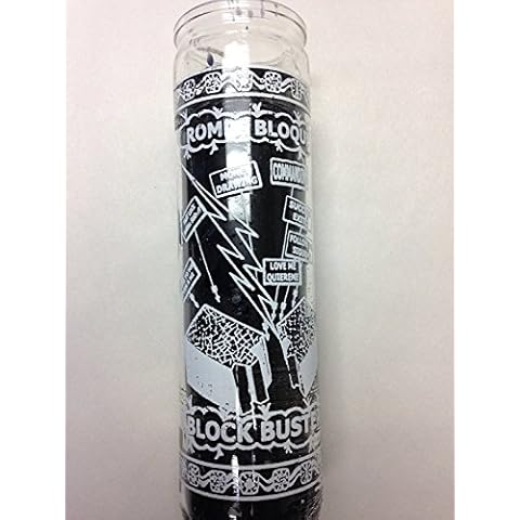 PHIMINNEX Block Buster/Block Breaker 7 Day Unscented Black Candle in Glass (Rompe Bloque) Cover