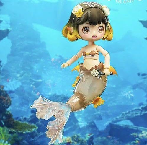 Amazon.co.jp: Aiye 112スケールのBJDブラインドドール 人魚の島