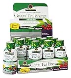 Nature's Answer Green Tea Energy Shot Brain Booster with Yerba Mate (12 Pack) Energy Shots Green Tea Shot | Natural Energy | Powerful Green Tea | Antioxidants