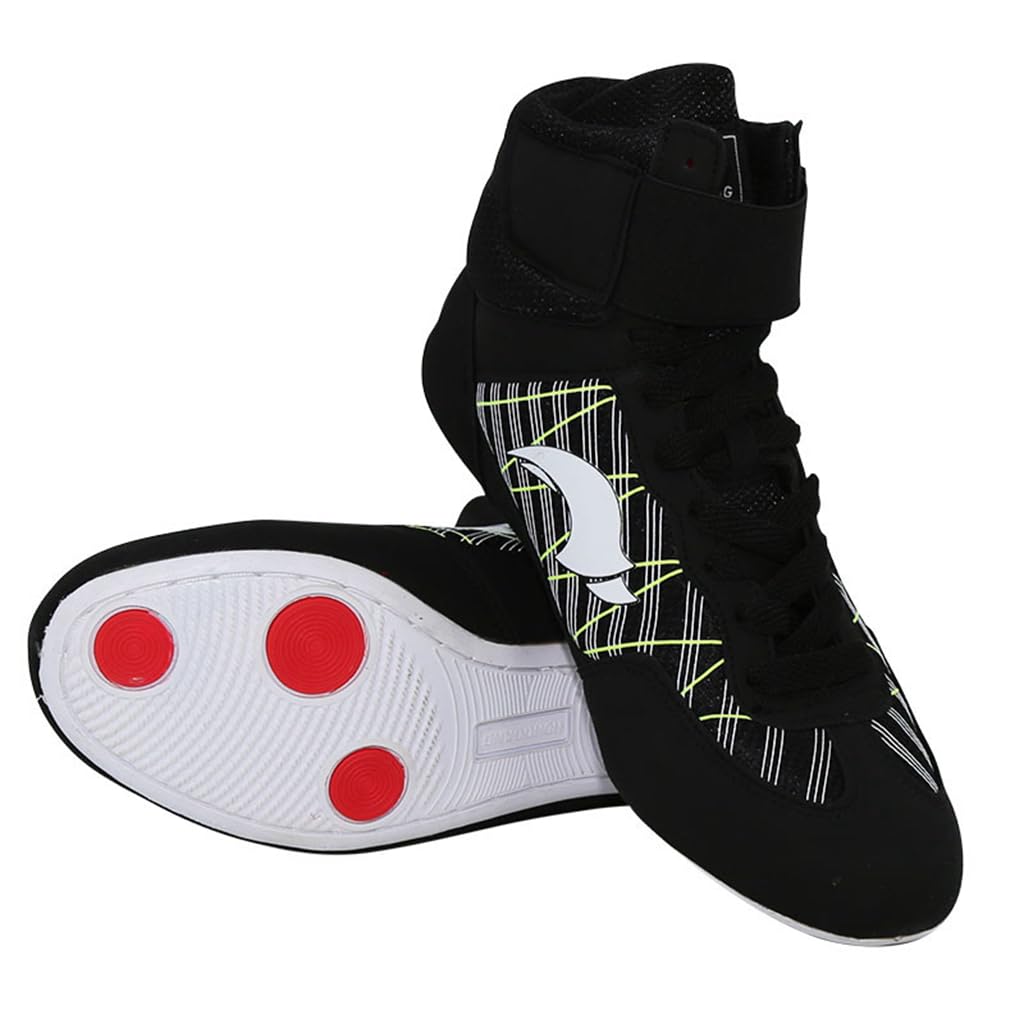 Scarpe da Wrestling per Uomo e Gioventù, Scarpe da Wrestling Basse e Traspiranti
