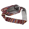 Bohemian Handtasche Schultertasche Crossbody Tasche Schulterbeutel mit Reißverschluss - Rot #1