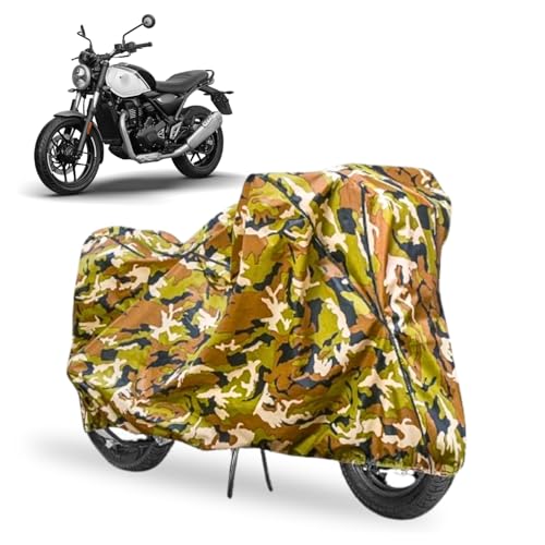 Image of Waterproof Bike Cover Compatible with Triumph Speed T4 All Weather, UV Heat Resistant, Dustproof, Triple Stitched, Windproof Elastic Bottom