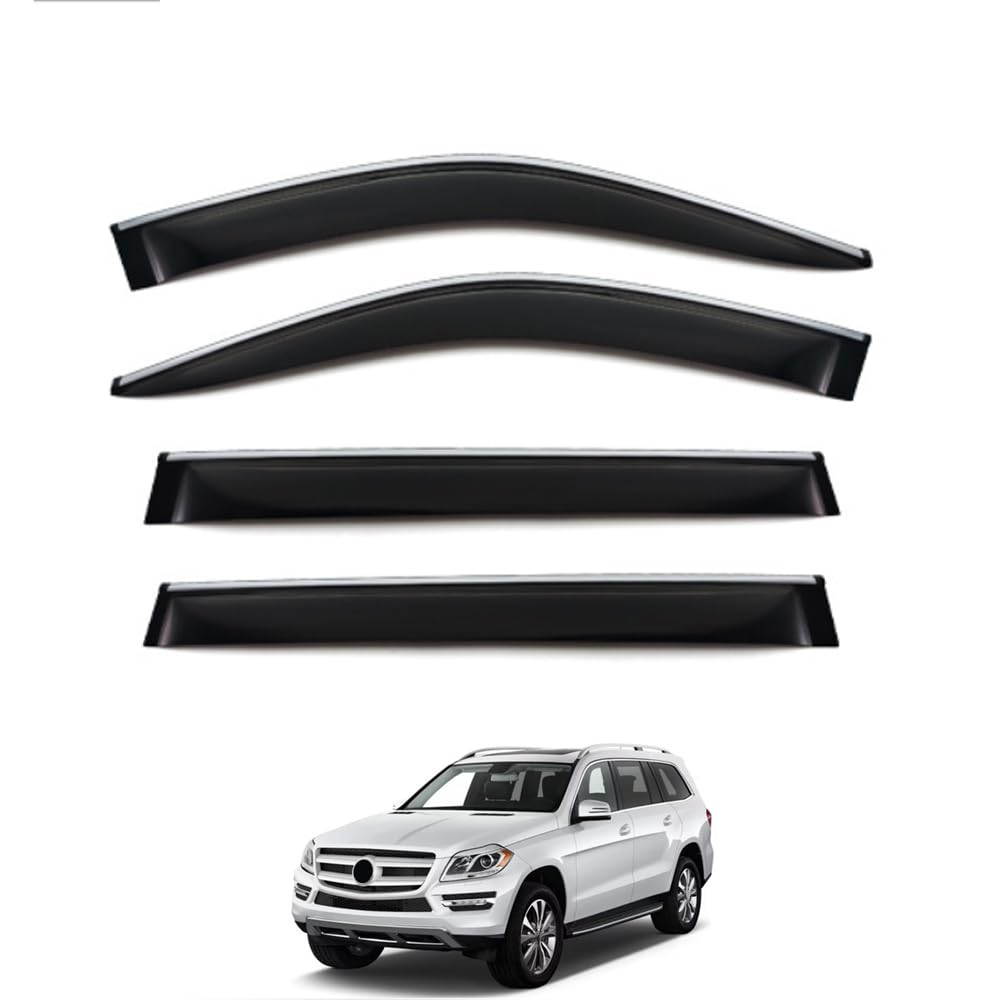 4 Pezzi Deflettori d’Aria tettuccio,per Benz GL Class X166 2013-2015