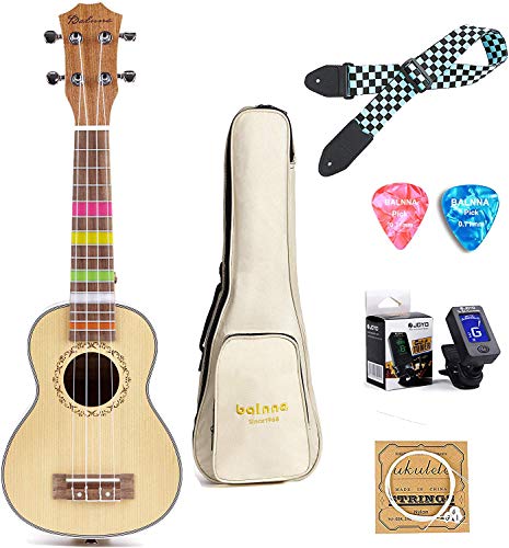 Concert Ukulele 23 inch, Balnna Traditional ukulele for beginner, Hawaiian Guitar ukalalee pack