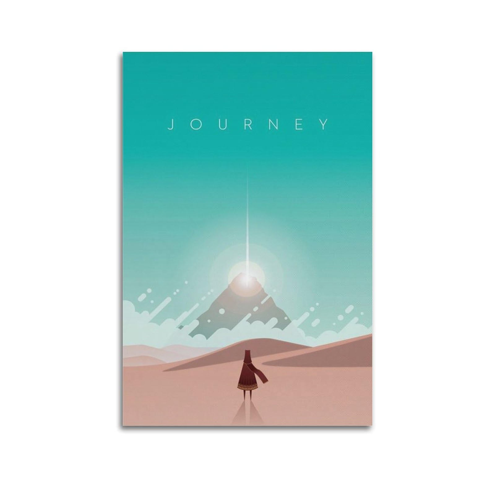 KSOXDAITIP Journey Video Game Poster Poster Decorative Painting Canvas Wall Posters And Art Picture Print Modern Family Bedroom Decor Posters 16x24inch(40x60cm)