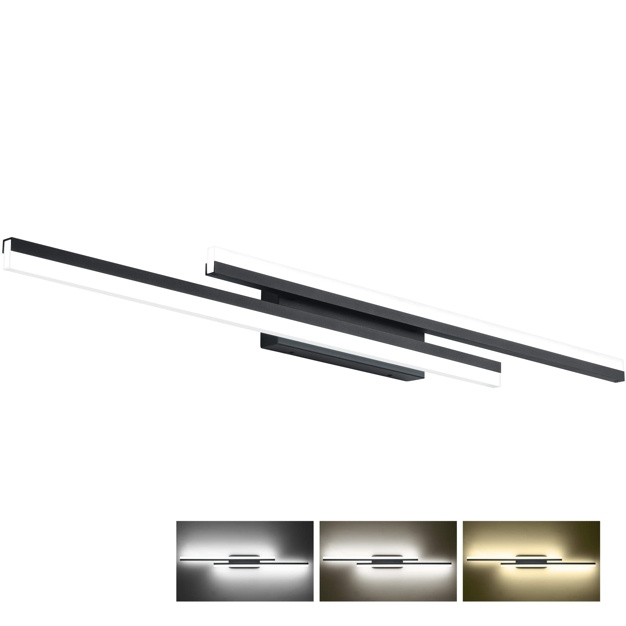 PRESDE Bathroom Vanity Light Dimmable 3 Colors Changeable 48inch Modern