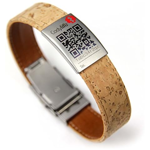 Pulsera identificativa Codylife Nature con código QR Cover