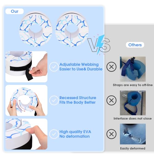 Hikeen Swim Aquatic Cuffs y Cinturón Flotante para Entrenamiento miniatura 4