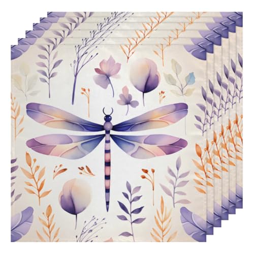 Servilletas de Tela Dragonfly Multicolor Paq. x6 50.5x50.5 cm miniatura 1