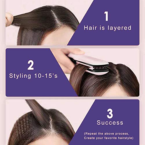 Plancha para cabello con placas de cerámica y temperatura ajustable miniatura 5