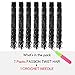 WUDAS Long Passion Twist Hair 22 Inch Pre-twisted Passion Twists Crochet Hair Natural Black Pre-looped Synthetic Crochet Braids (7 Packs,1B)