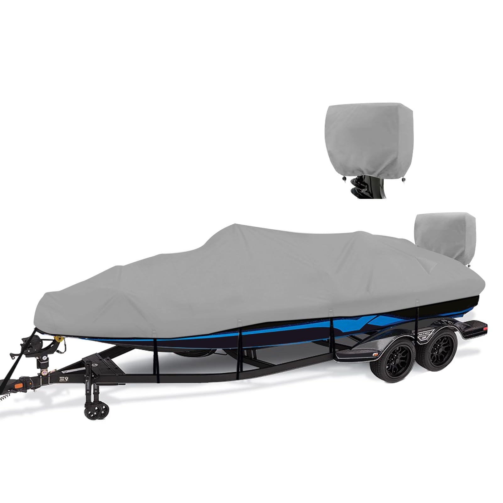 Photo 1 of YimSting 17-19ft Boat Cover, Dark Gray