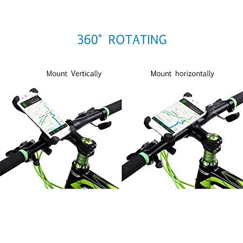 DECDEAL Universal 360 Rotating Adjustable Bike Phone Holder Handlebar Suporte de telefone celular Su